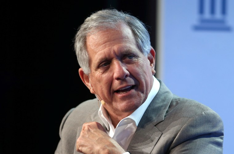 Image: Moonves speaks during the Milken Institute Global Conference in Beverly Hills