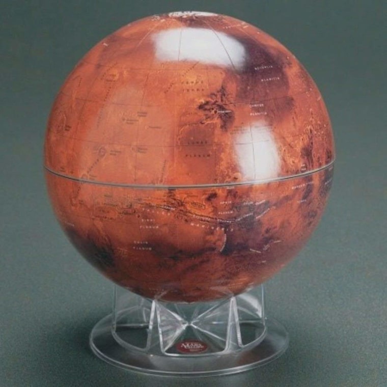 S&amp;T 12" Mars Globe on Acrylic Stand