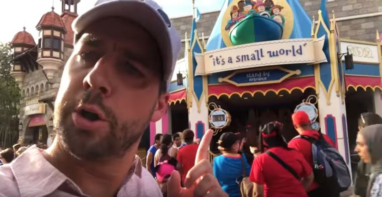 Comic's video is perfect illustration of parents at Disney