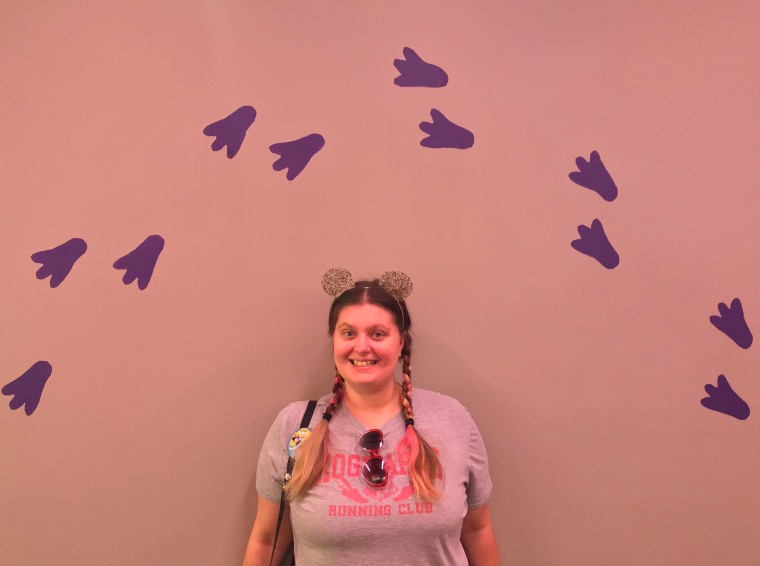 Gillian Clopton recently started an Instagram account for Epcot's Figment Wall.