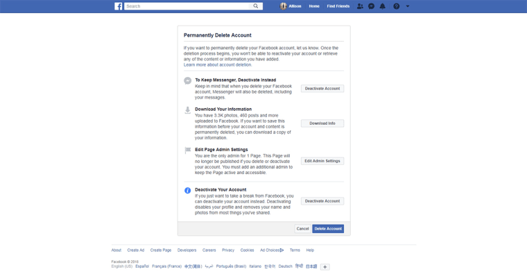 How to delete your Facebook account in seven steps