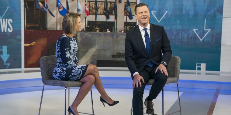 Dylan Dreyer and Willie Geist on Sunday TODAY