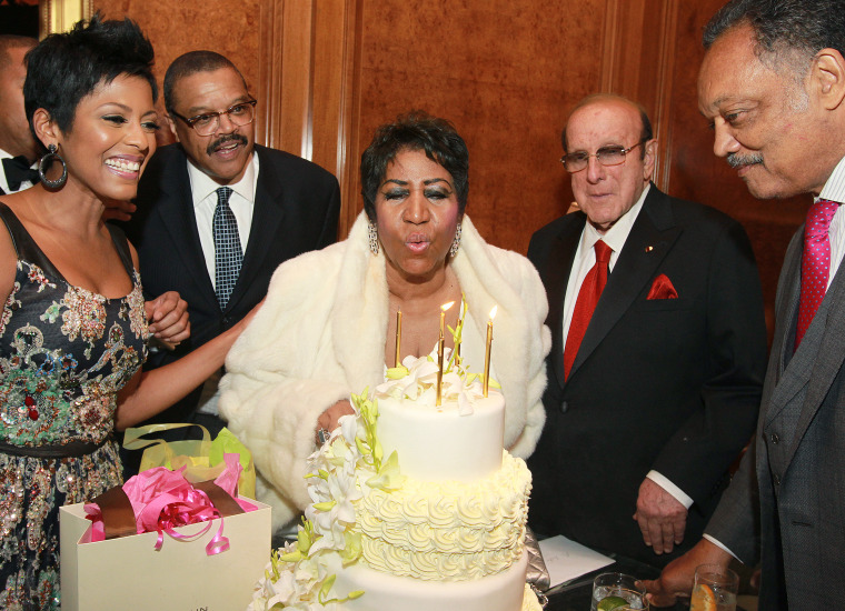 Image: Tamron Hall, Willie Wilkerson, Aretha Franklin, Clive Owens, Jesse Jackson