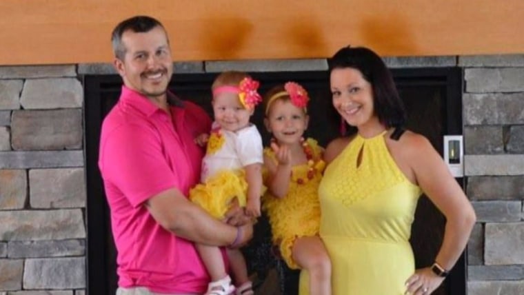 Chris and Shanann Watts with their two children, Bella and Celeste.