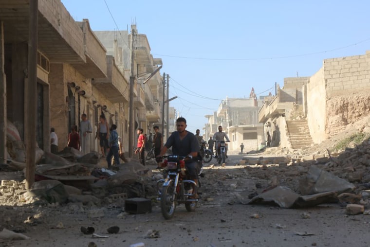 Assad regime's airstrikes over Idlib