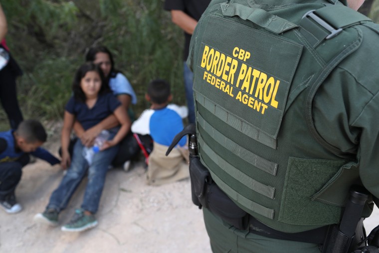 Image; Border Patrol Agents Detain Migrants Near US-Mexico Border
