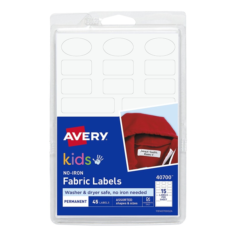 Best labels for water bottles, jackets for kids