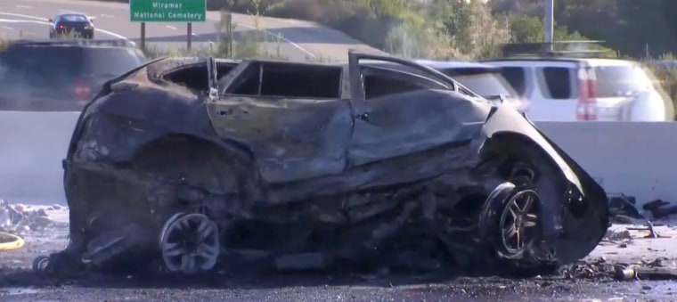 Image: McClaren Car Crash, University City, San Diego