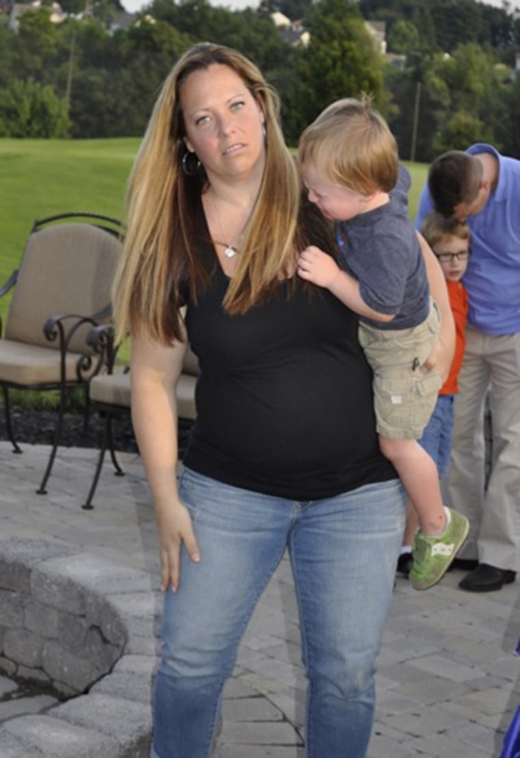 Having gestational diabetes and an under-active thyroid while pregnant with her second son, caused Eileen Daly to gain 160 pounds.