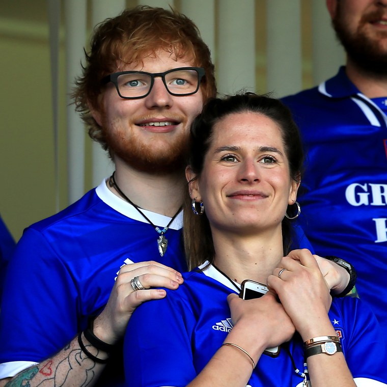 Ed Sheeran has strongly hinted that he and Cherry Seaborn married in secret