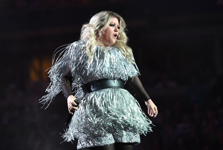 Kelly Clarkson performs at US Open