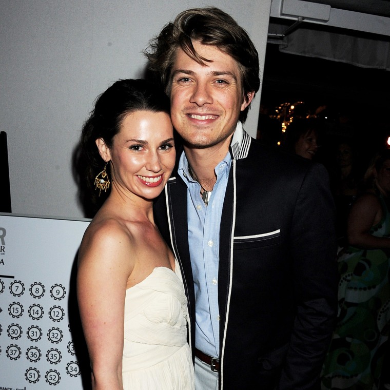 Taylor Hanson and wife Natalie