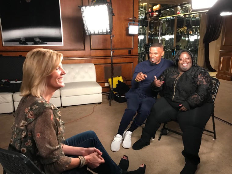 Foxx and Dixon share a light moment with NBC's Kate Snow. The Oscar-winning actor credits his younger sister for giving him perspective.  