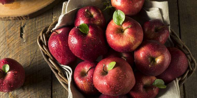 Raw Organic Red Delicious Apples