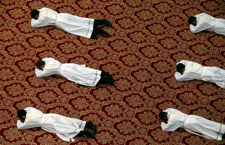 Image: Newly ordained priests at the Vatican