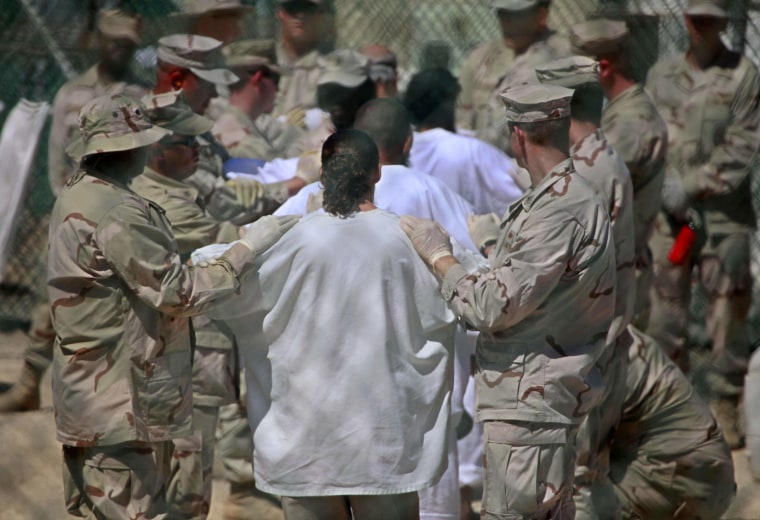 Image: Detainees at Guantanamo Bay