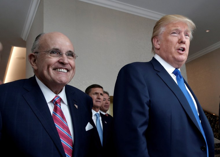 Image: Rudy Giuliani and Donald Trump