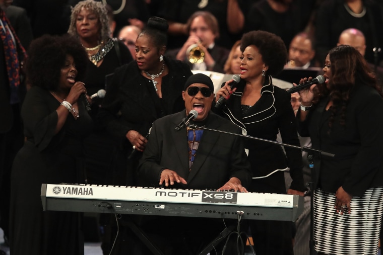 Image: Soul Music Icon Aretha Franklin Honored During Her Funeral By Musicians And Dignitaries