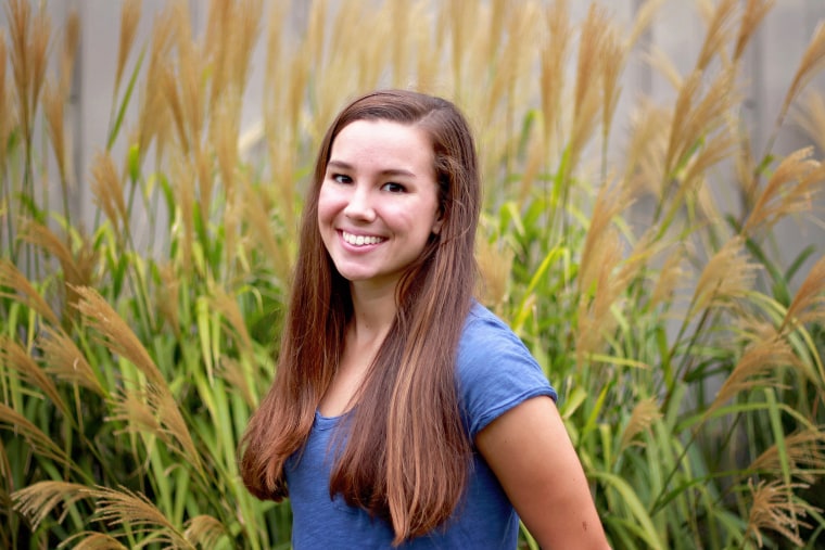 Image: Mollie Tibbetts was reported missing from her hometown in the eastern Iowa city of Brooklyn on July 19, 2018.