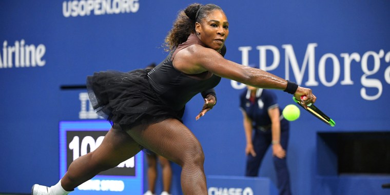 Williams looked fierce in her black tutu at the U.S. Open.