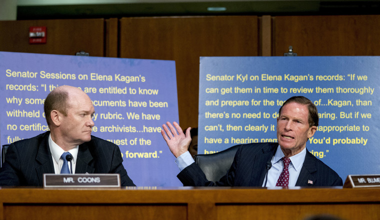 Image: Chris Coons, Richard Blumenthal