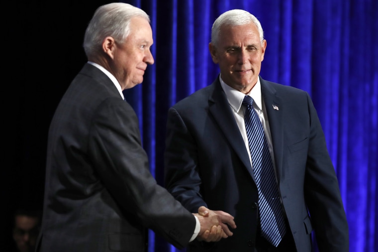 Mike Pence,Jeff Sessions