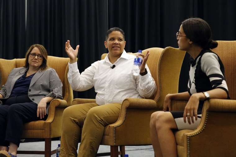 Image: Kerri Evelyn Harris, Alexandria Ocasio-Cortez, Jennifer Wallace