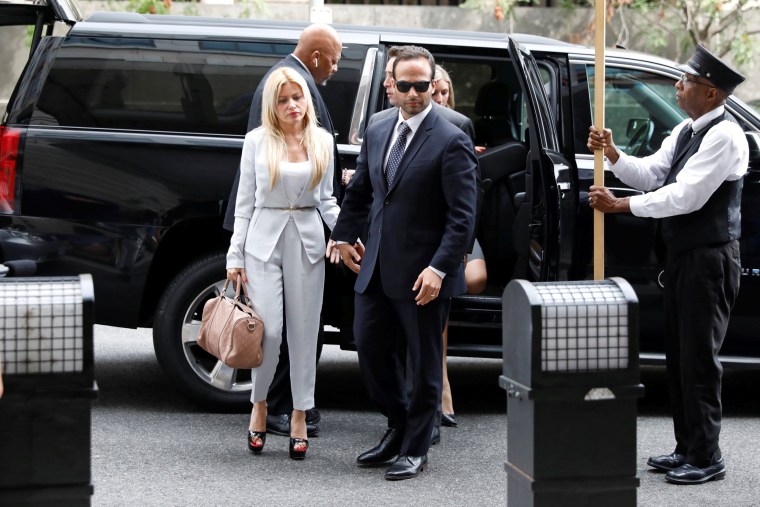 Image: George Papadopoulos arrives at U.S. District Court in Washington