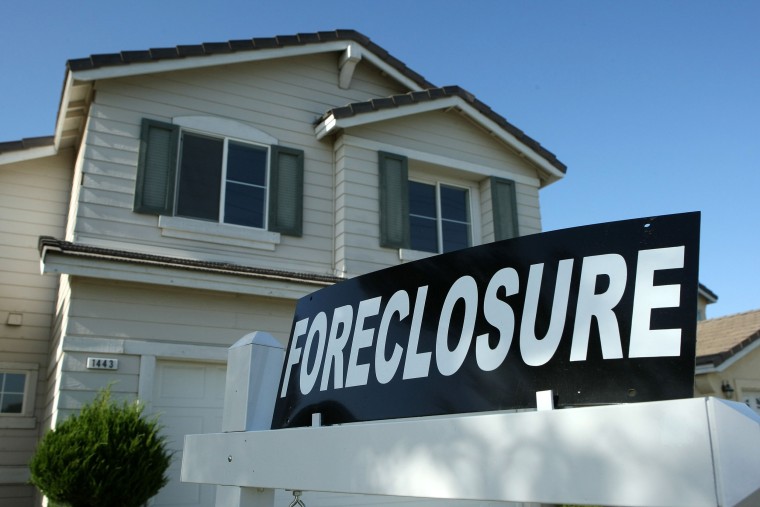 Image: Foreclosure Sign, Stockton, CA Leads Nation In Rate Of Foreclosures