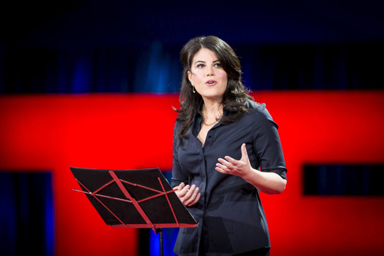 Image: Former White House intern Monica Lewinsky speaks at the TED2015 conference in Vancouver