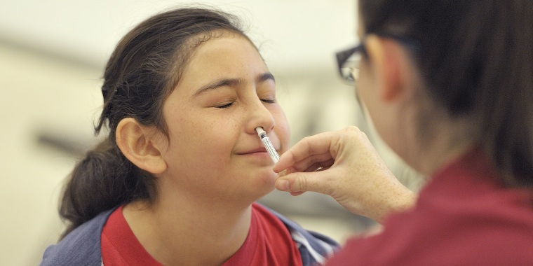 Doctors say traditional flu vaccines should be the first choice over needle-free FluMist.
