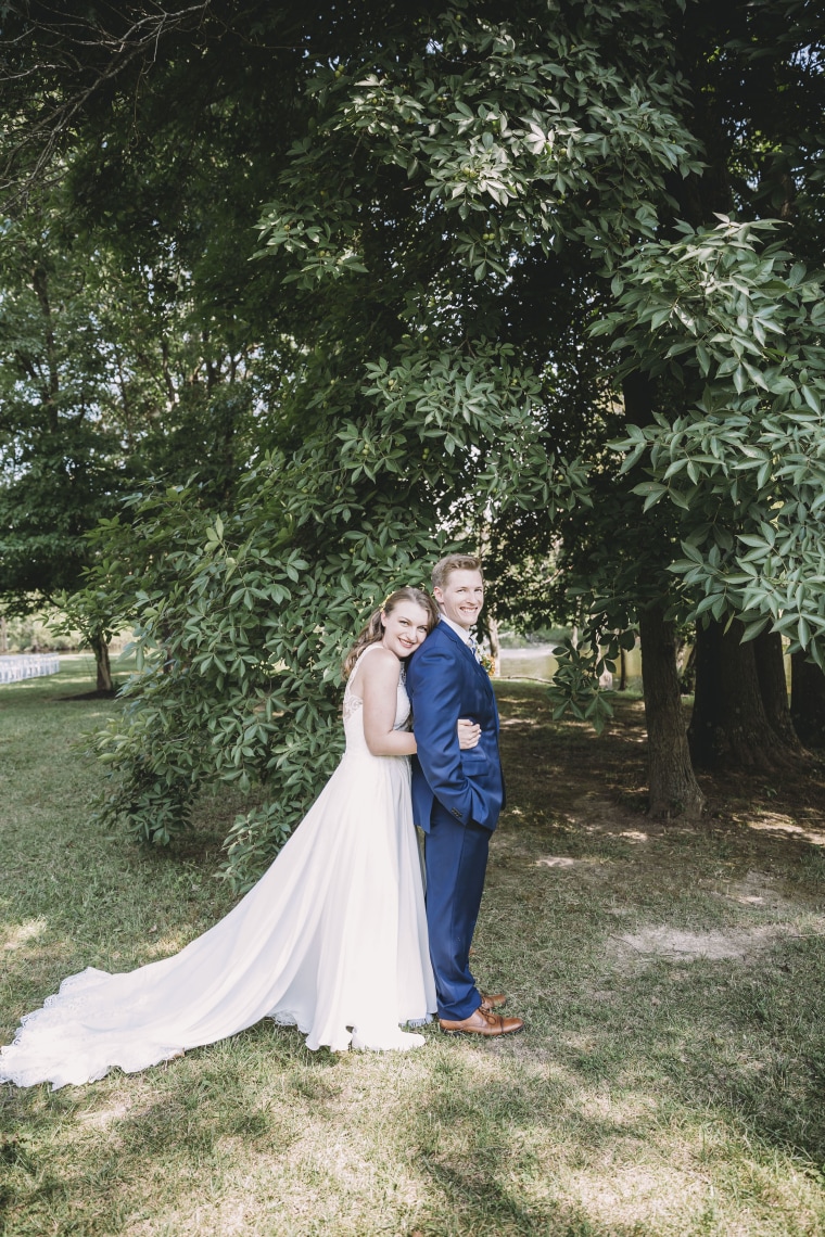 Groom surprised by best man in dress on his wedding day