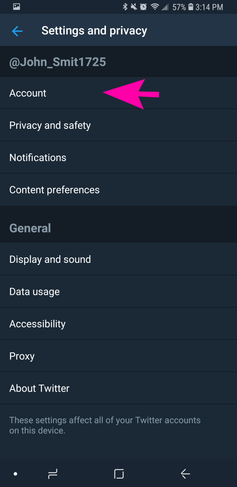 how to delete twitter on android
