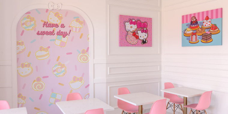 Hello Kitty just opened its 1st US cafe — take a look inside