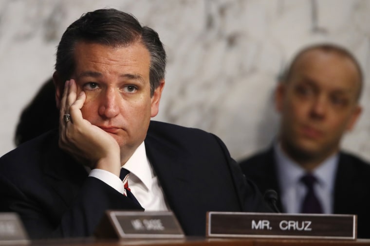 Image: Sen. Ted Cruz attends the Kavanaugh hearings