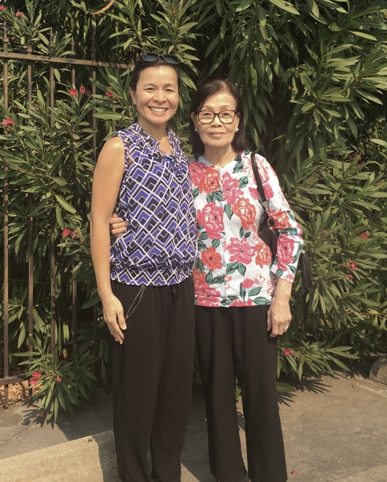 Image: Oanh Meyer and her mom, Anh Le, in 2018
