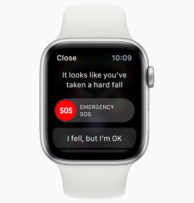Apple Watch Series 4 can detect hard falls and if required, initiate a call to emergency services.