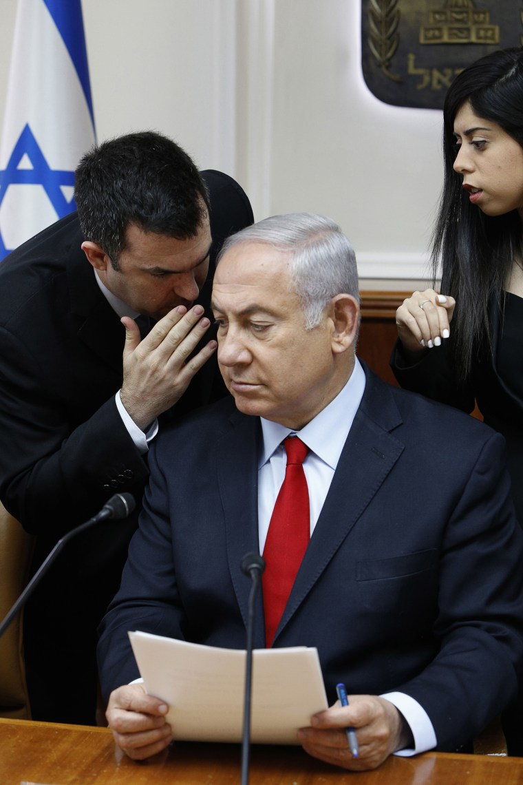 Image: Benjamin Netanyahu and David Keyes