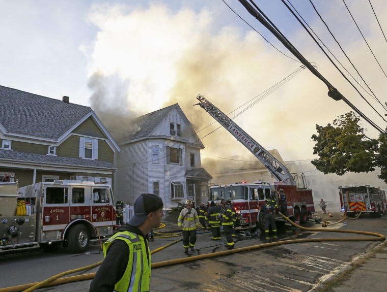 Image: Gas explosions in Massachusetts