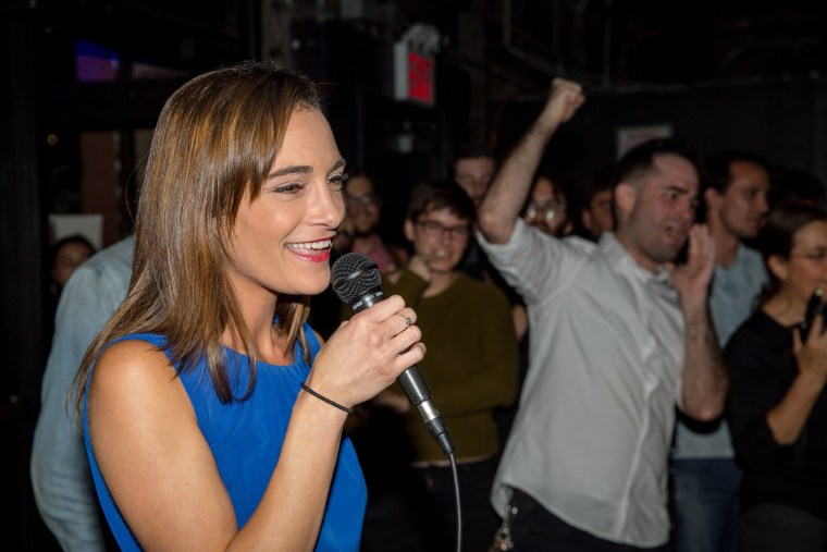 Image: Julia Salazar victory speech