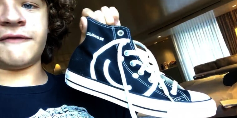 Gaten Matarazzo is wearing sneakers to the Emmys for a good cause.