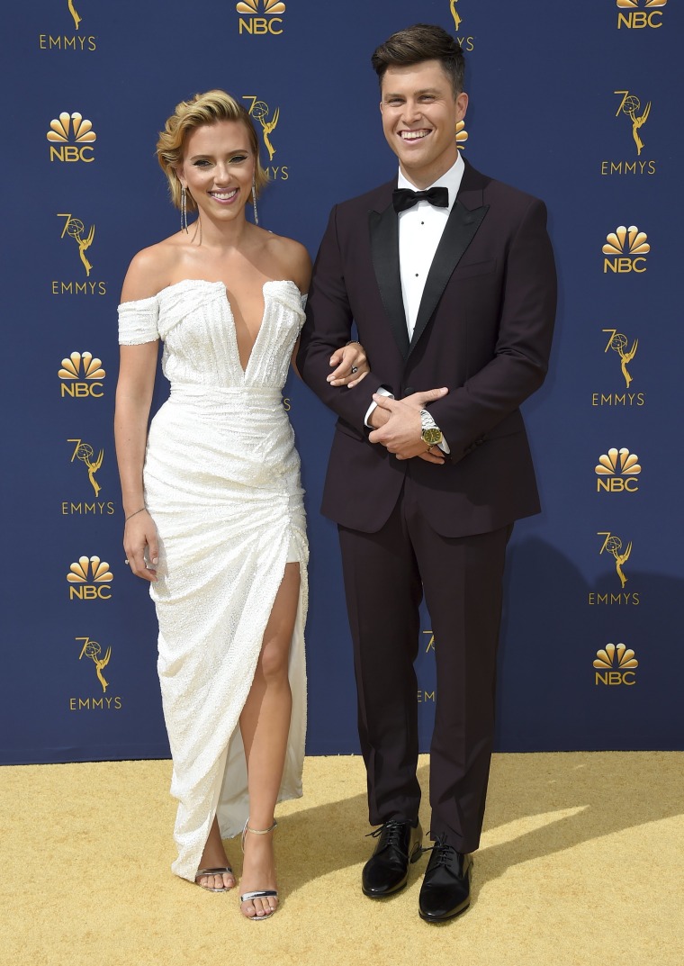 Scarlett Johansson, Colin Jost Emmy Awards