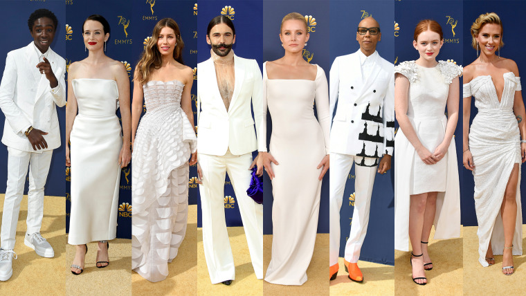 Emmy Awards: White dresses