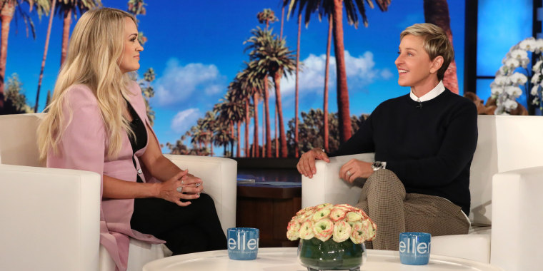 Ellen DeGeneres interviews Carrie Underwood