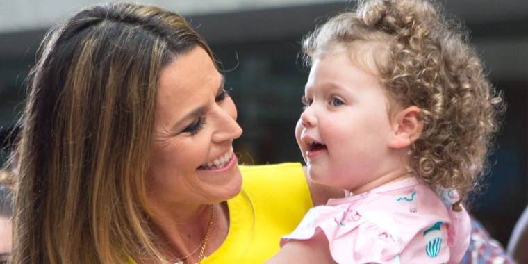 Savannah Guthrie with daughter Vale