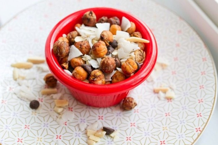 Pumpkin Spice Roasted Chickpea Trail Mix
