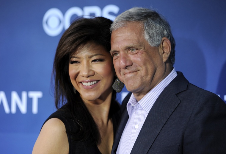 Image: Les Moonves, Julie Chen