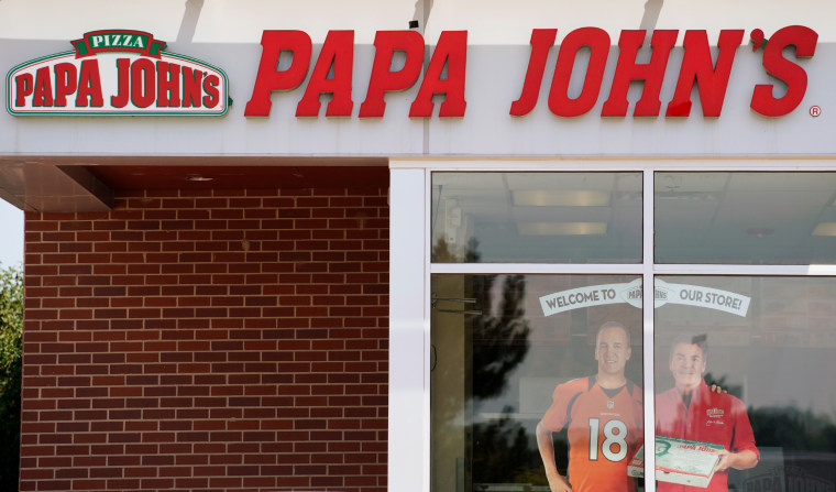 The Papa John's store in Westminster, Colorado