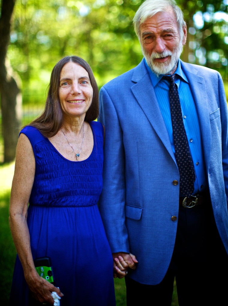 Katherine Hoover and husband John Tomasic