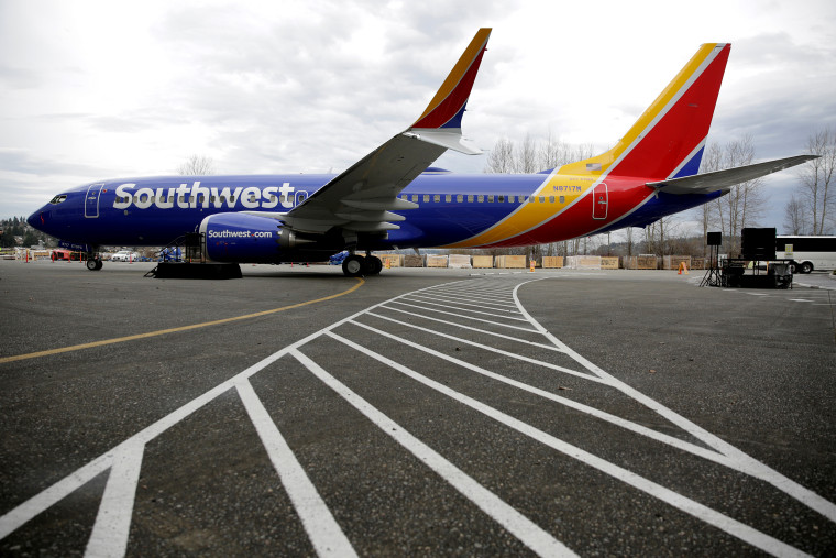 The 737 MAX 8 produced for Southwest Airlines in Renton, Washington on March 13, 2018.
